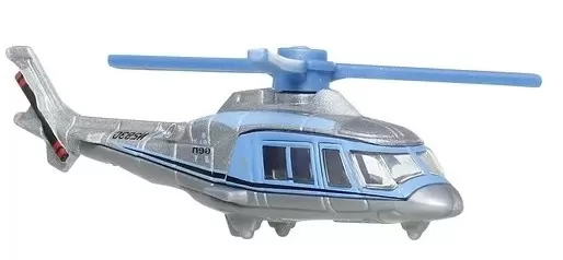 Foto da miniatura Matchbox InGen Helicopter na cor Prata