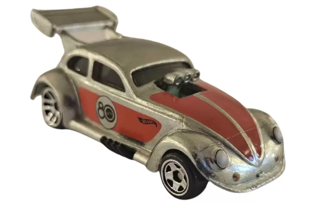 Foto da miniatura Hot Wheels Custom 56 Volkswagen Drag Beetle na cor ZAMAC