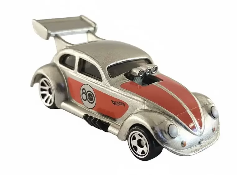 Foto da miniatura Hot Wheels Custom '56 Volkswagen Drag Beetle na cor ZAMAC