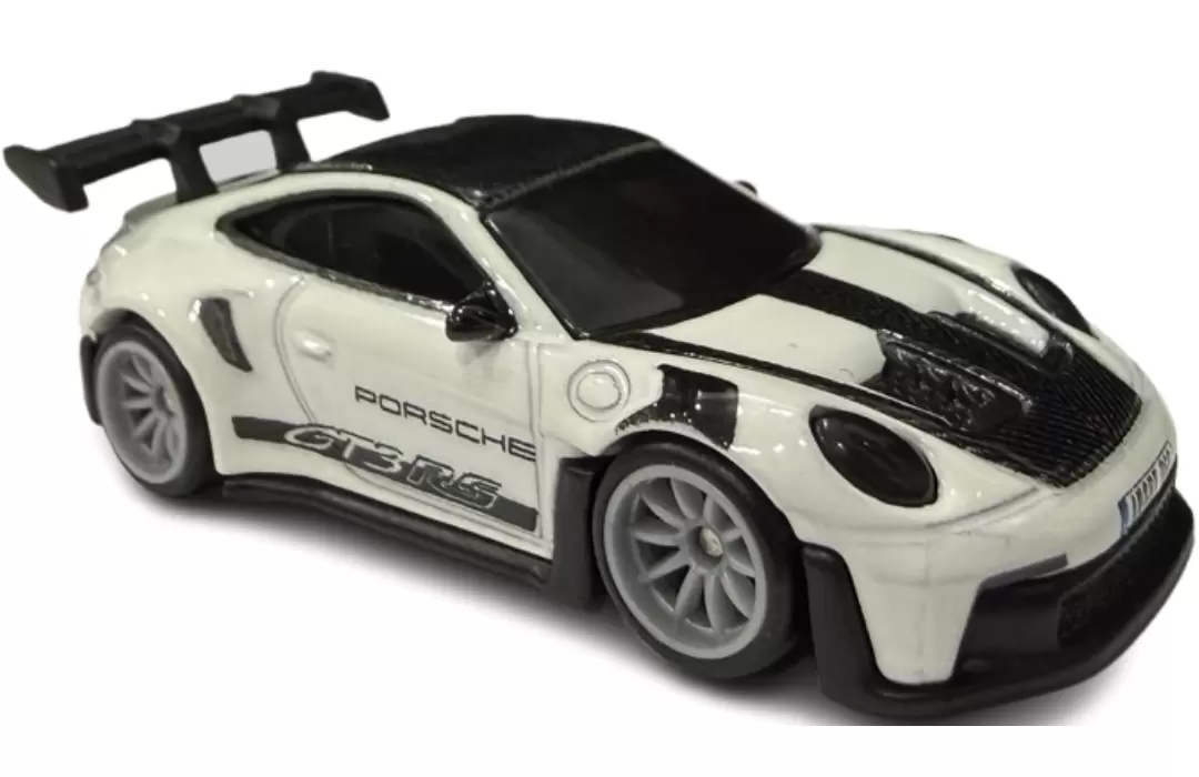 Foto da miniatura Hot Wheels 2022 Porsche 911 GT3 RS na cor Branco