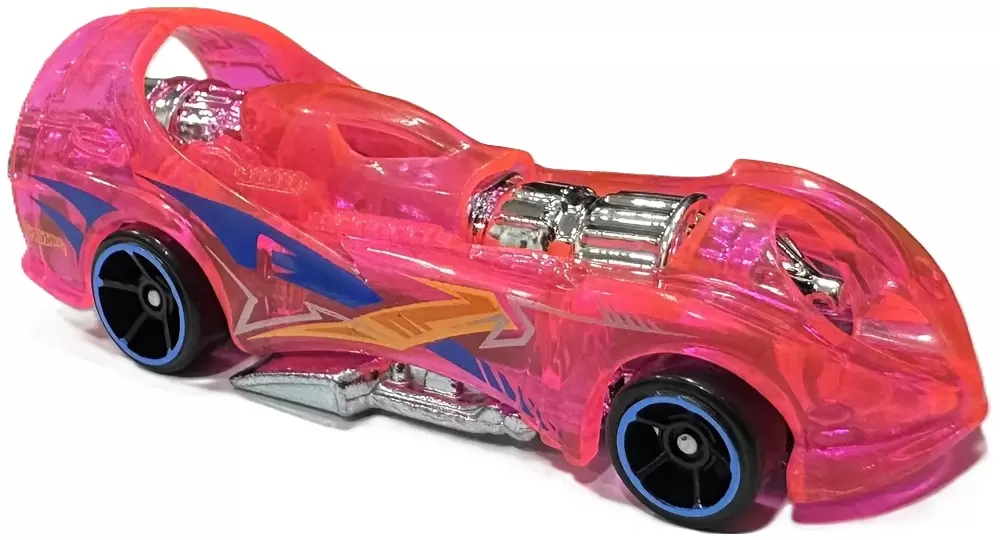Foto da miniatura Hot Wheels Power Rocket na cor Rosa
