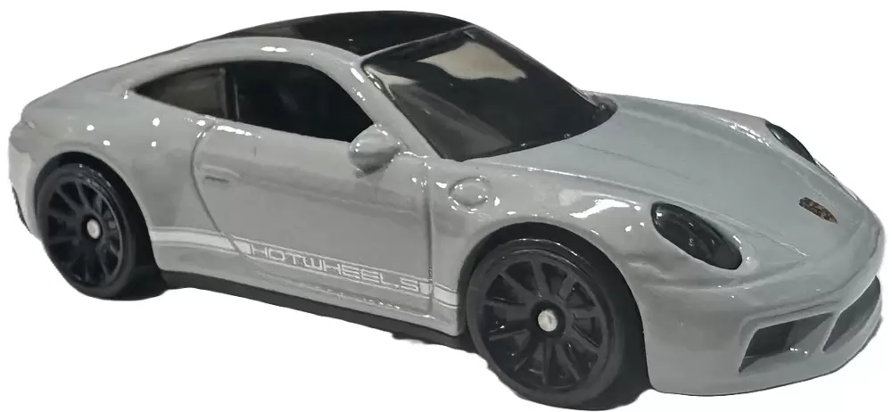 Foto da miniatura Hot Wheels Porsche 911 Carrera T na cor Prata