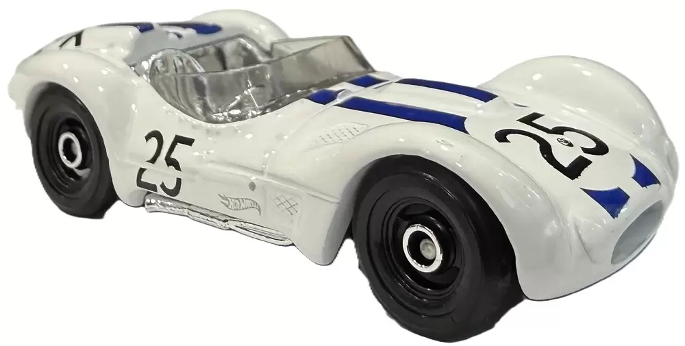 Foto da miniatura Hot Wheels Maserati Tipo 61 na cor Branco