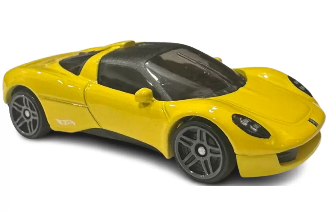 Foto da miniatura Hot Wheels Gordon Murray Automotive T.33 na cor Amarelo