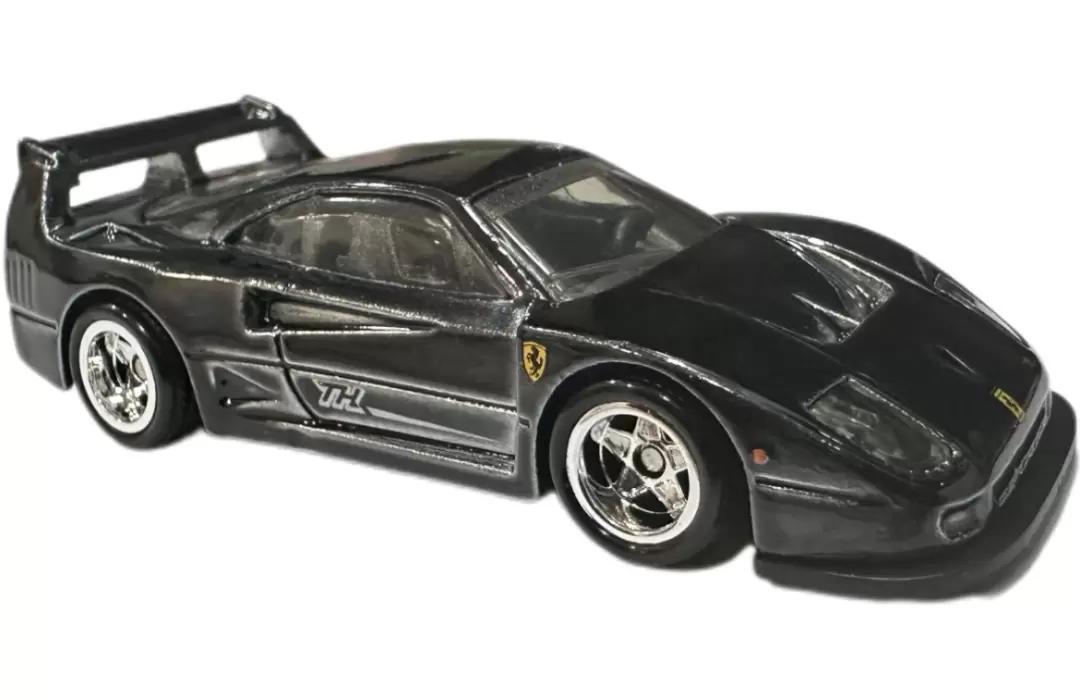 Foto da miniatura Hot Wheels Ferrari F40 Competizione (STH) na cor Preto