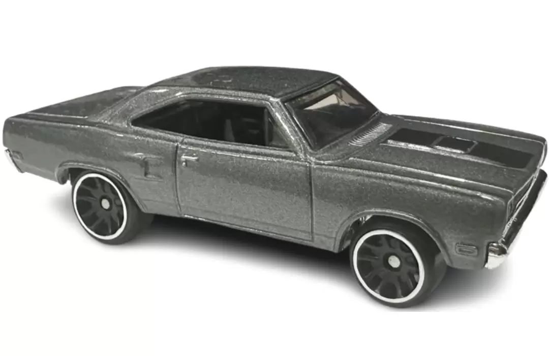 Foto da miniatura Hot Wheels 1970 Road Runner na cor Cinza