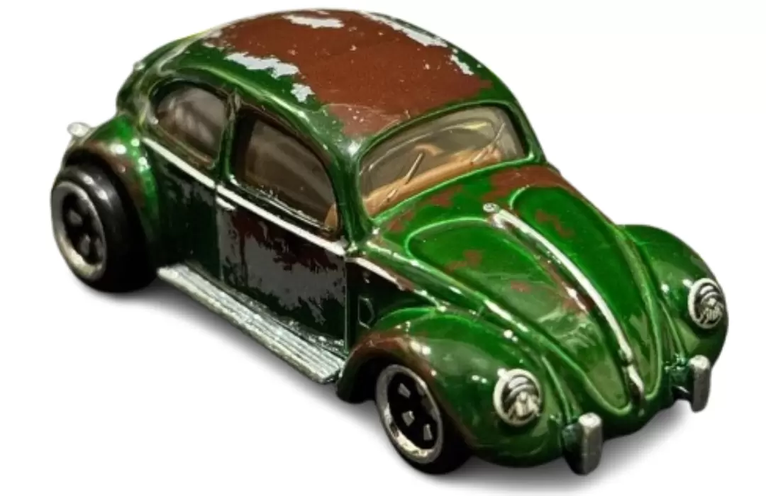 Foto da miniatura Hot Wheels Volkswagen "Classic Bug" na cor Verde