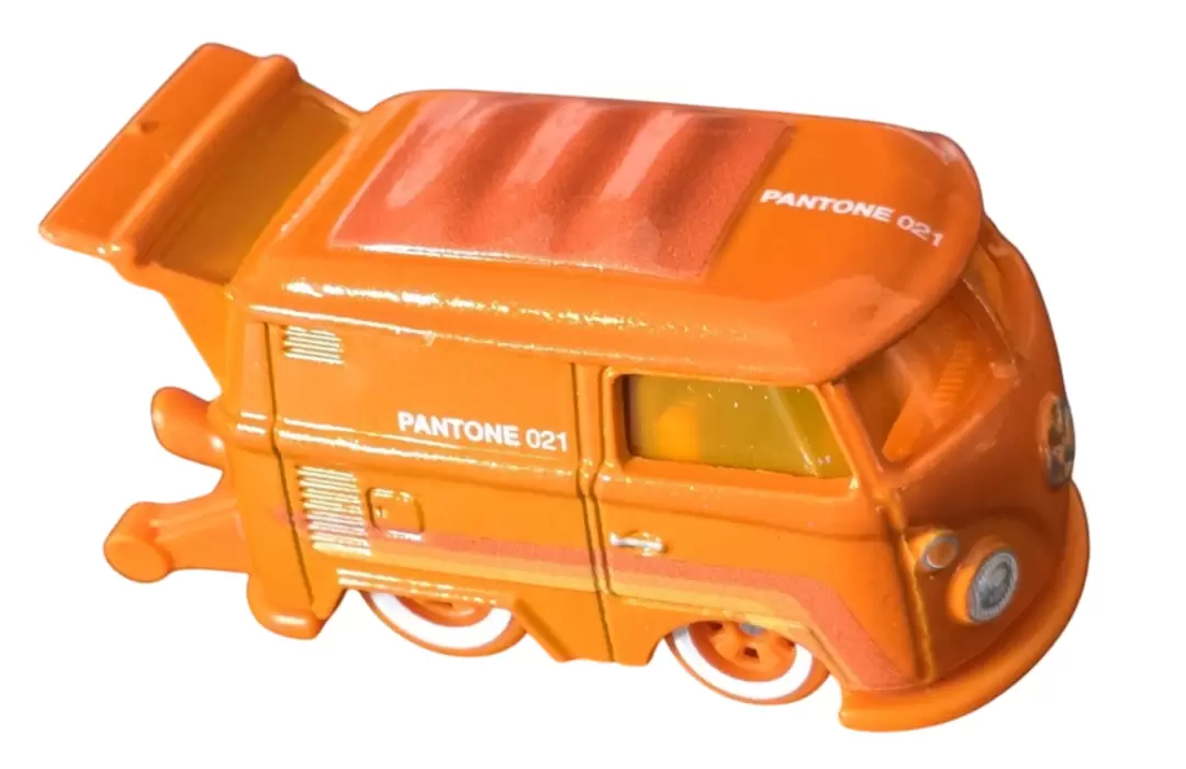 Foto da miniatura Hot Wheels Kool Kombi na cor Laranja