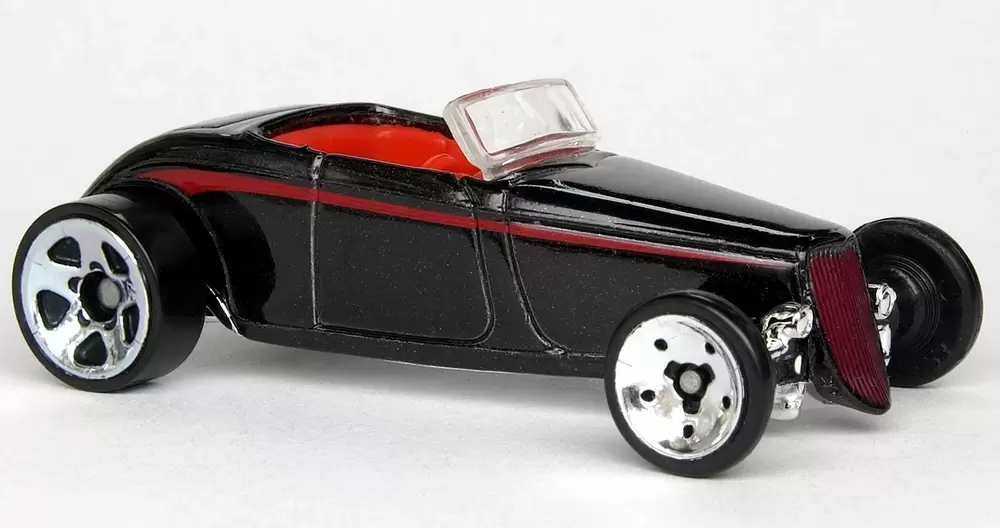 Foto da miniatura Hot Wheels 33 Ford Lo Boy na cor Preto