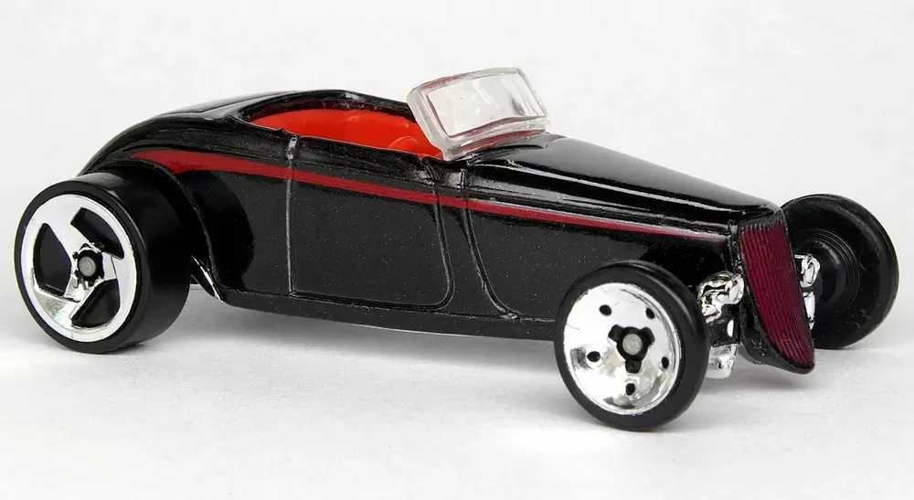 Foto da miniatura Hot Wheels 1933 Ford na cor Preto