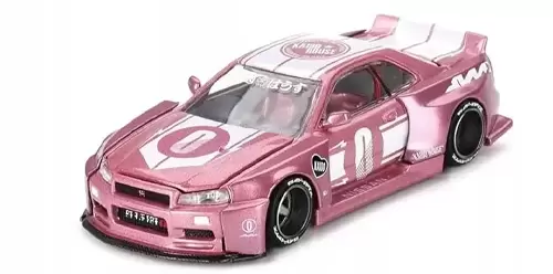 Foto da miniatura Kaido-House NISSAN SKYLINE GT-R (R34) KAIDO RACING FACTORY V1 na cor Rosa