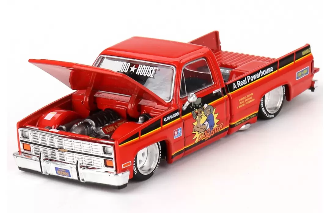 Foto da miniatura Kaido-House Chevrolet Silverado Tamiya X Kaido House "Clod Buster" na cor Laranja