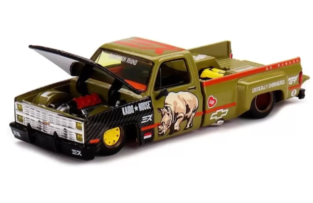 Foto da miniatura Kaido-House Chevrolet Silverado Sumatran Rhino na cor Marrom