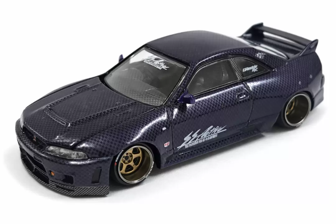 Foto da miniatura Kaido-House Nissan Skyline GT-R (R33) Active Carbon R na cor Roxo