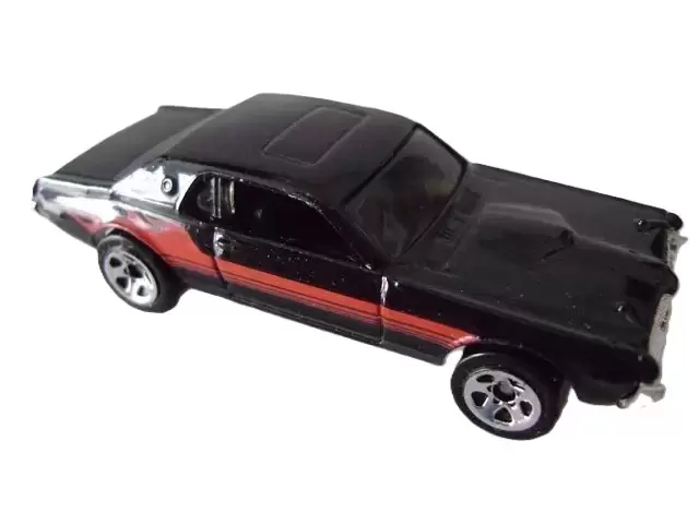 Foto da miniatura Hot Wheels 68 Cougar na cor Preto