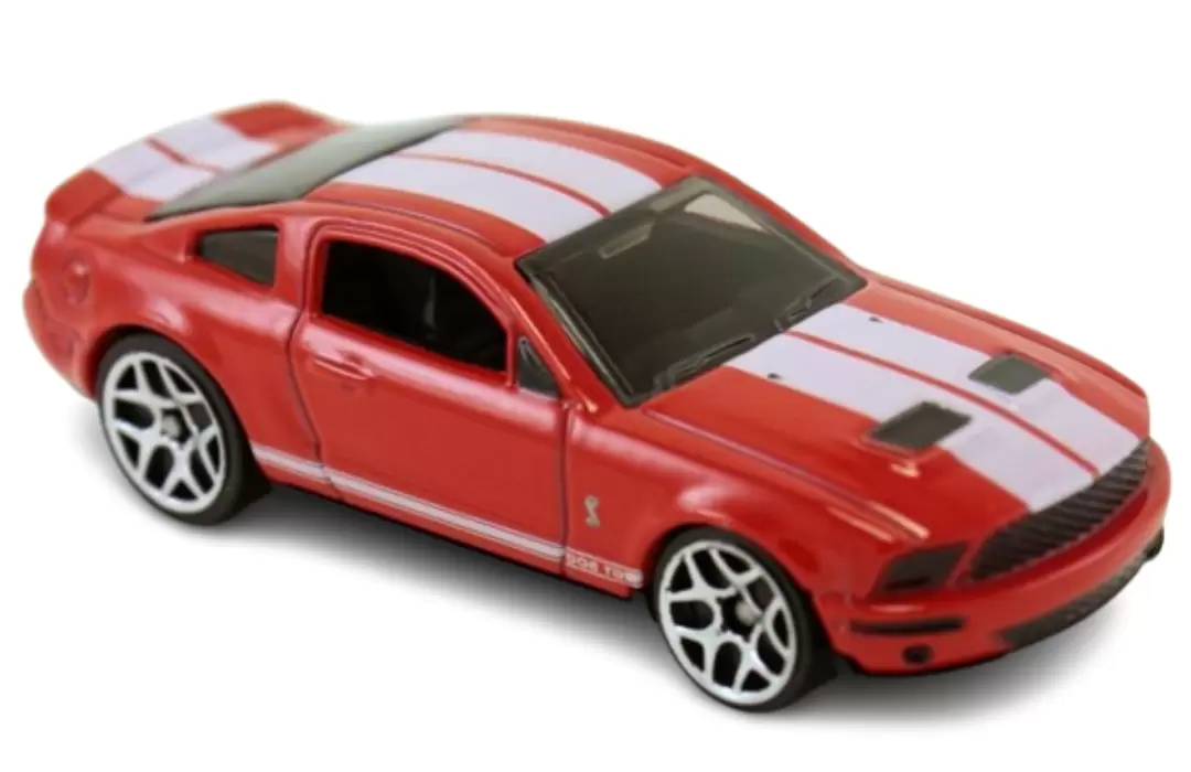Foto da miniatura Hot Wheels 07 Shelby GT-500 na cor Vermelho