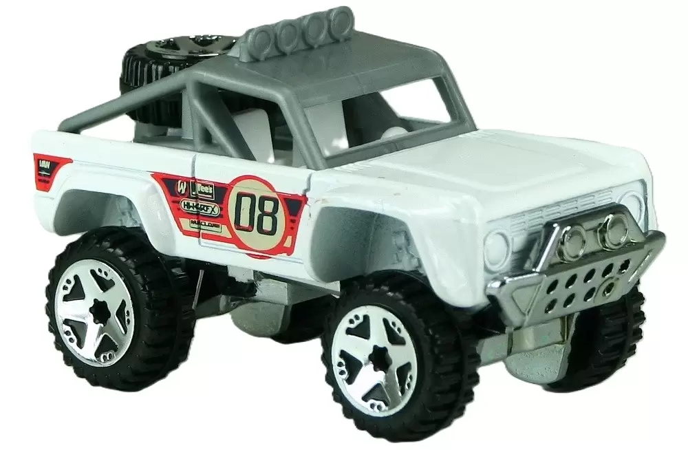 Foto da miniatura Hot Wheels Custom Ford Bronco na cor Branco