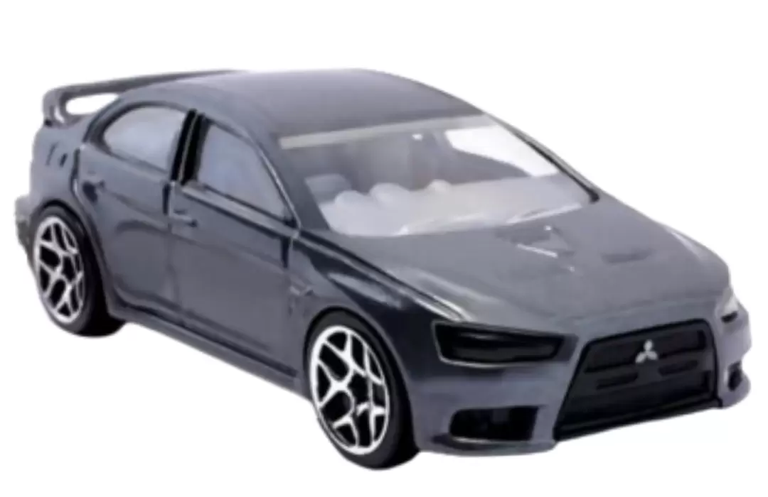 Foto da miniatura Hot Wheels 2008 Lancer Evolution na cor Cinza