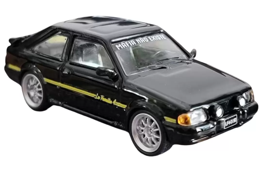 Foto da miniatura BR Classics Escort XR3 1991 - La Familia na cor Preto