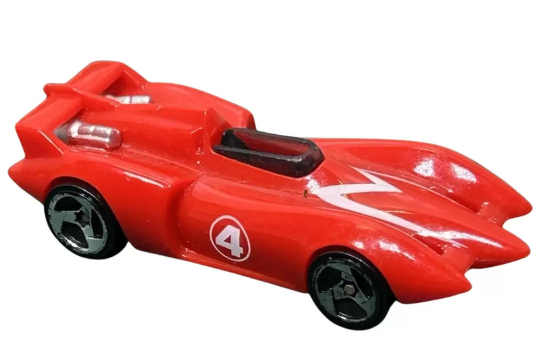 Foto da miniatura Hot Wheels Mach 4 na cor Vermelho