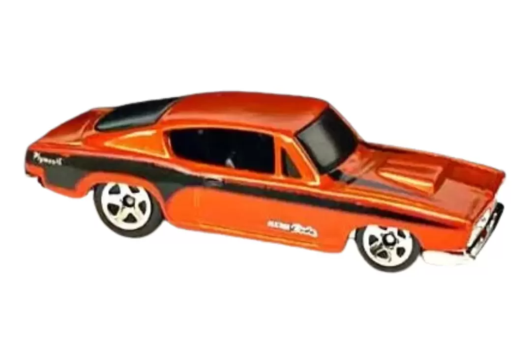 Foto da miniatura Hot Wheels 68 Plymouth Hemi Cuda na cor Laranja