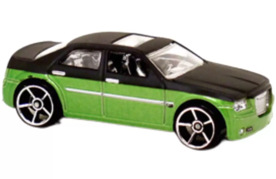 Foto da miniatura Hot Wheels Chrysler 300C na cor Verde