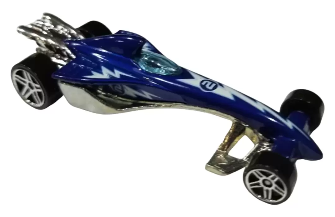 Foto da miniatura Hot Wheels Greased Lightnin na cor Azul