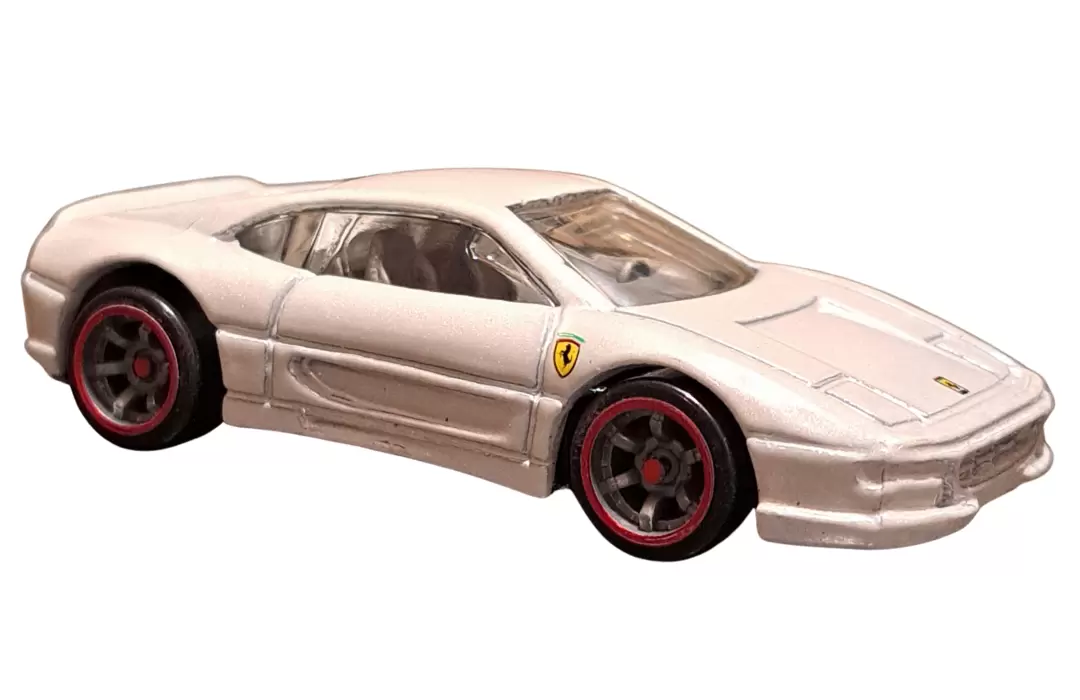 Foto da miniatura Hot Wheels Ferrari F355 Berlinetta na cor Branco