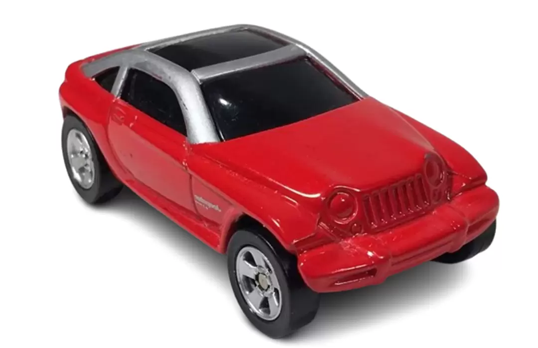 Foto da miniatura Maisto Jeep Jeepster na cor Vermelho