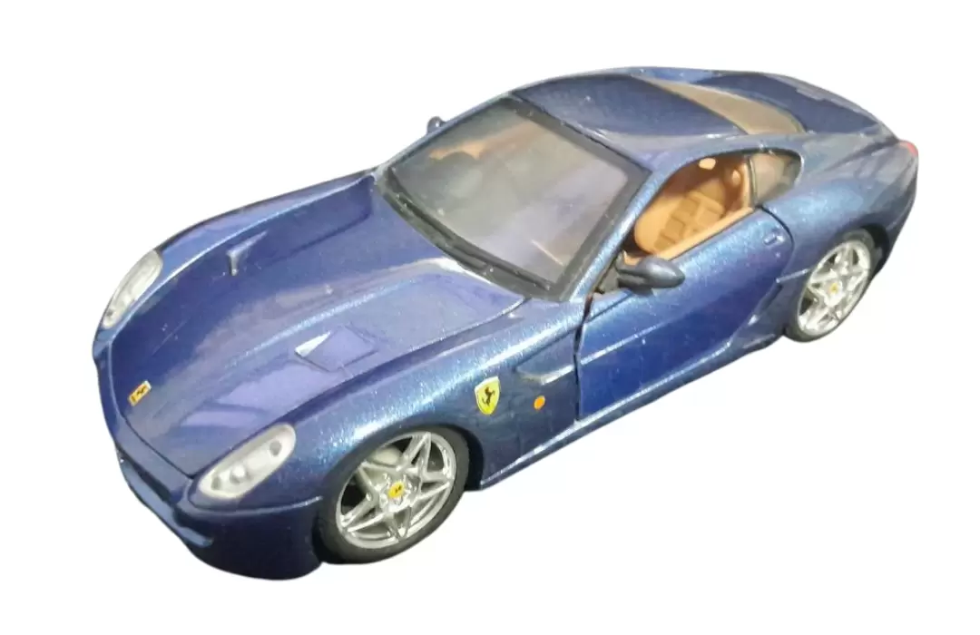 Foto da miniatura Maisto Ferrari 599 GTB Fiorano na cor Azul