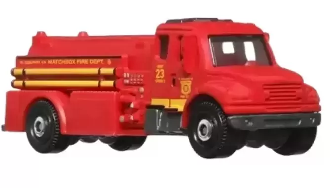 Foto da miniatura Matchbox Freightliner Business M2 106 na cor Vermelho