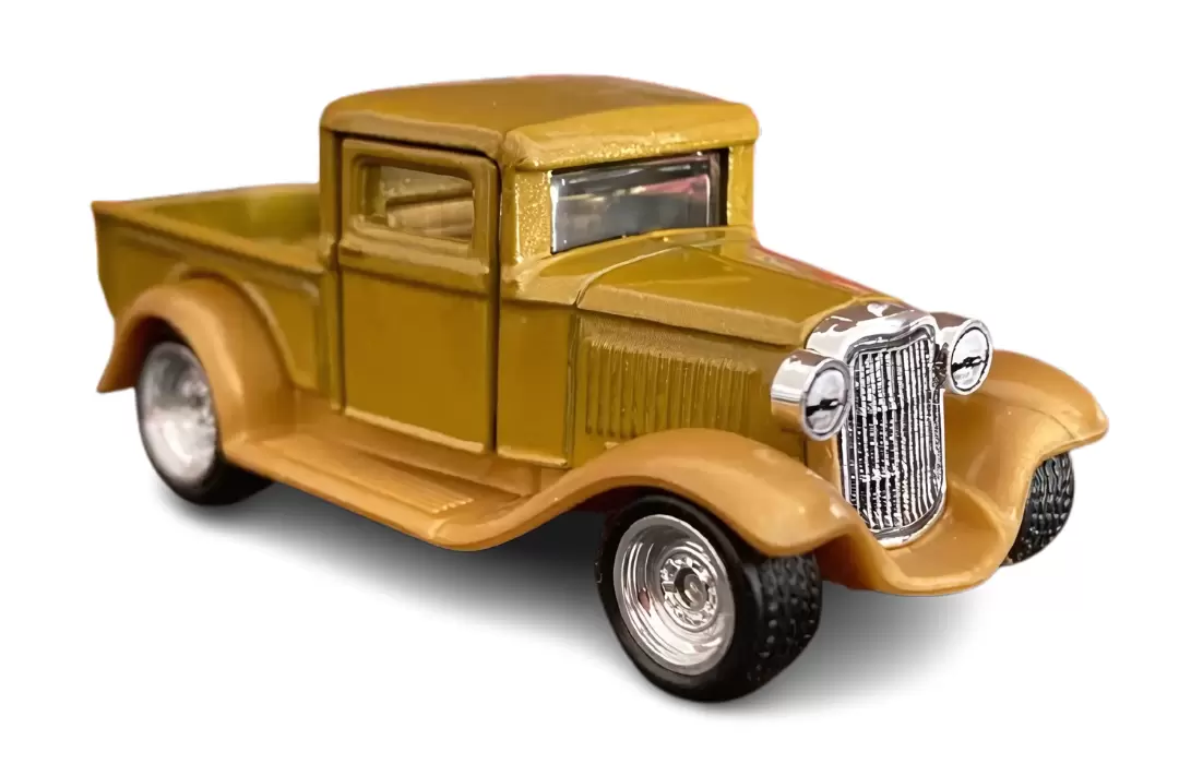 Foto da miniatura Matchbox 32 Ford Pickup na cor Dourado