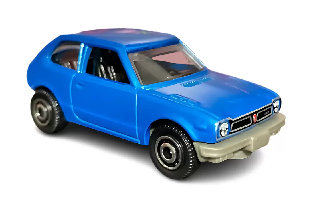 Foto da miniatura Matchbox 1976 Honda CVCC na cor Azul
