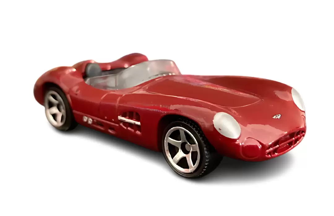 Foto da miniatura Matchbox 1956 Aston Martin DBR1 na cor Vermelho