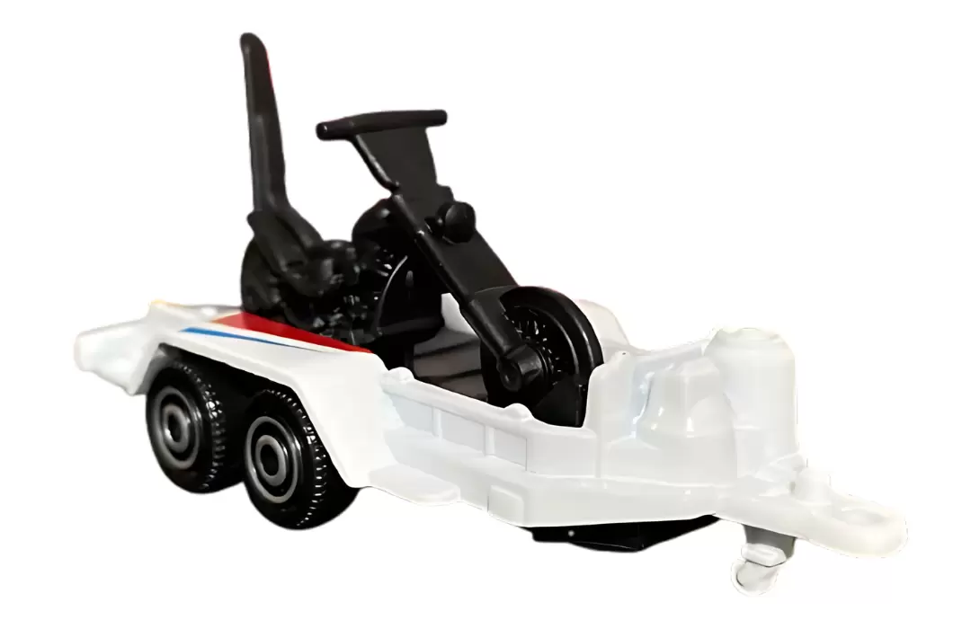 Foto da miniatura Matchbox MBX Cycle Trailer na cor Branco