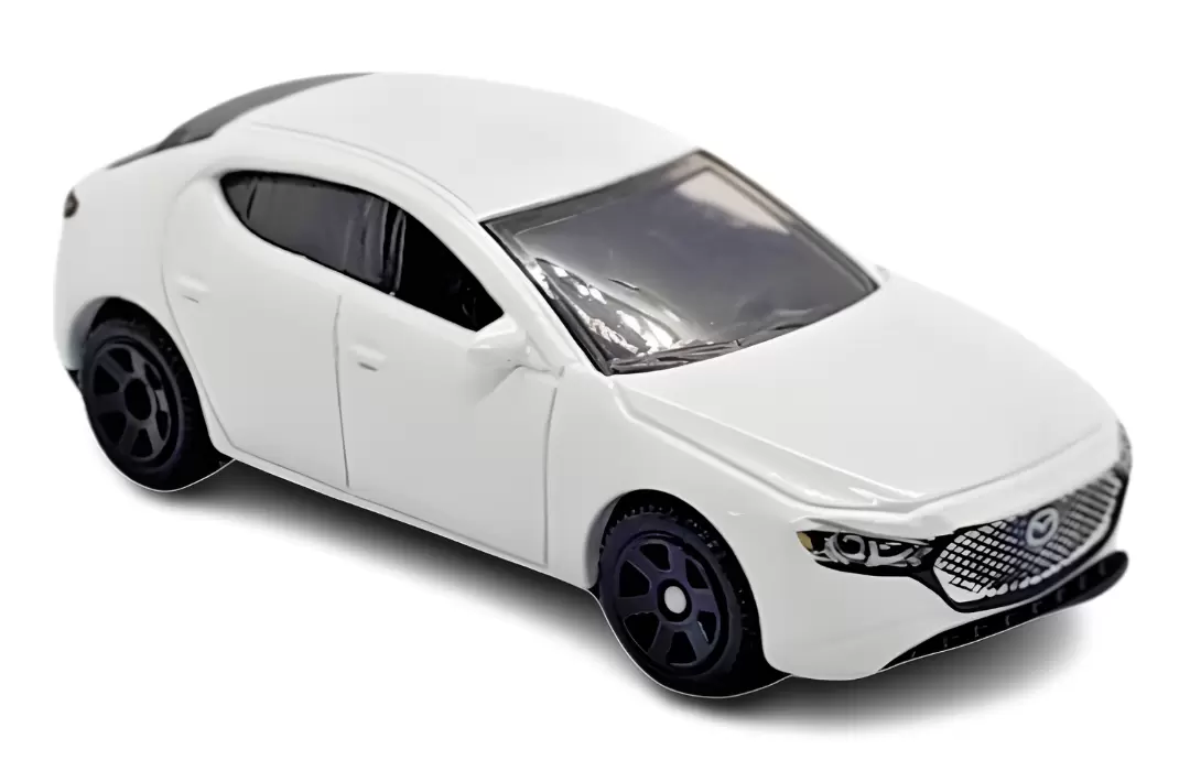 Foto da miniatura Matchbox 2019 Mazda3 na cor Branco