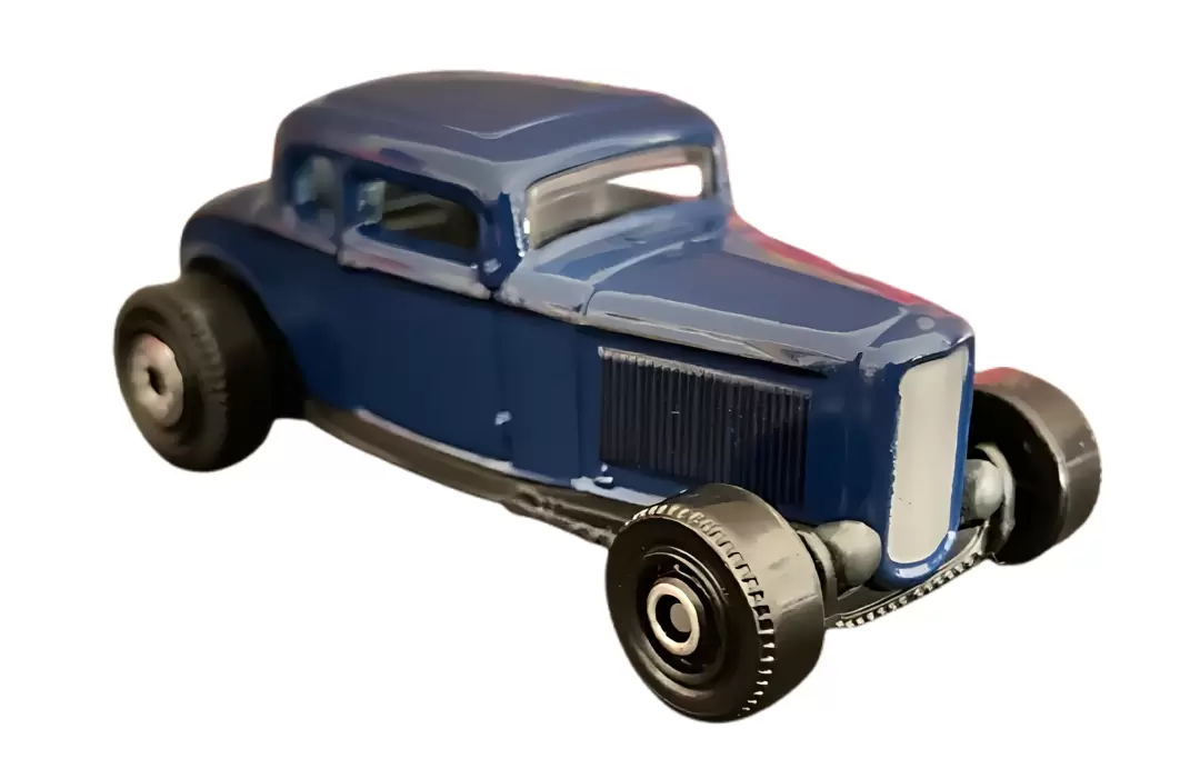 Foto da miniatura Matchbox 1932 Ford Coupe Model B na cor Azul