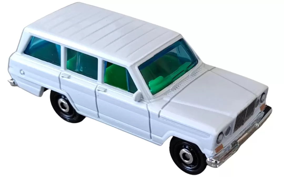 Foto da miniatura Matchbox 1964 Jeep Wagoneer na cor Branco