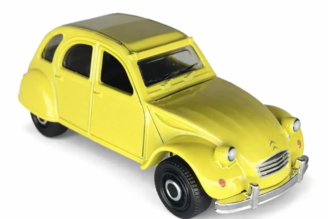 Foto da miniatura Matchbox 1970 Citroen 2CV na cor Amarelo