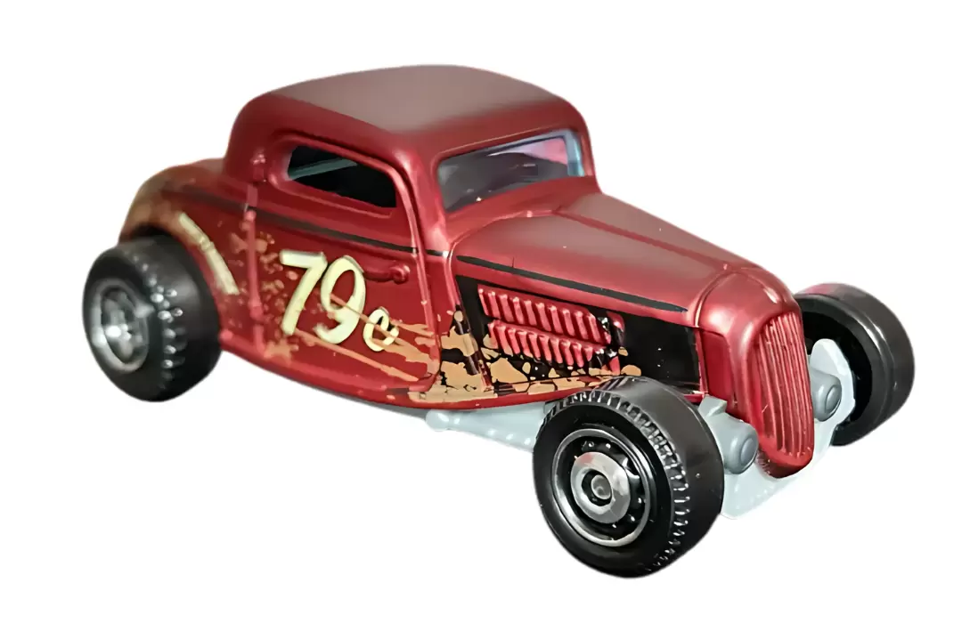 Foto da miniatura Matchbox 1933 Ford Coupe na cor Vinho