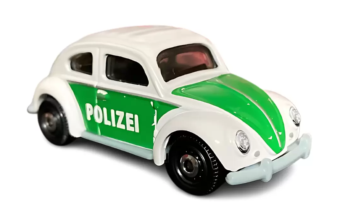 Foto da miniatura Matchbox 62 Volkswagen Beetle na cor Branco