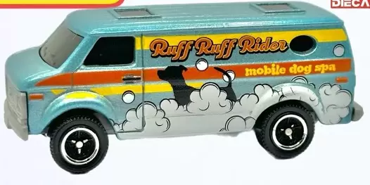 Foto da miniatura Matchbox Chevy Van na cor Azul