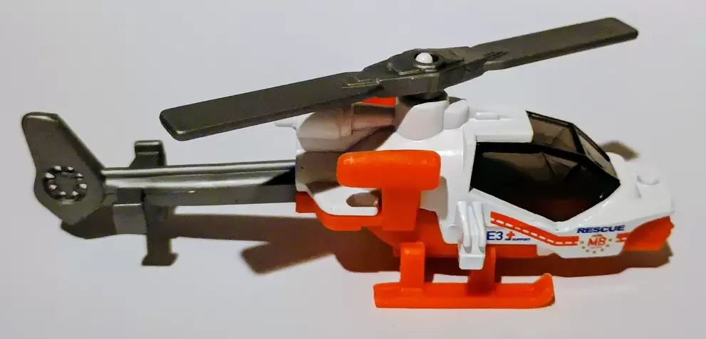 Foto da miniatura Matchbox Mission Helicopter na cor Branco