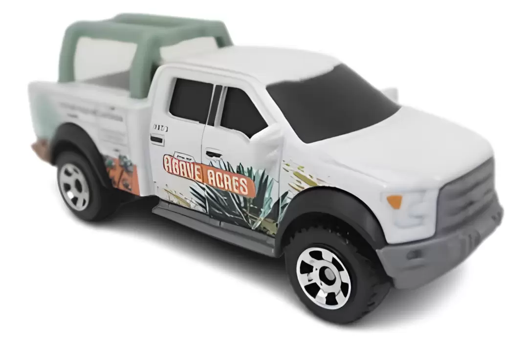 Foto da miniatura Matchbox 2015 Ford F-150 Contractor Truck na cor Branco