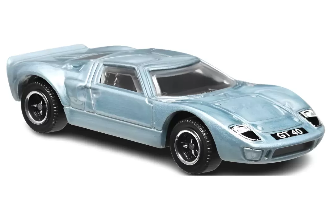 Foto da miniatura Matchbox Ford GT40 na cor Azul