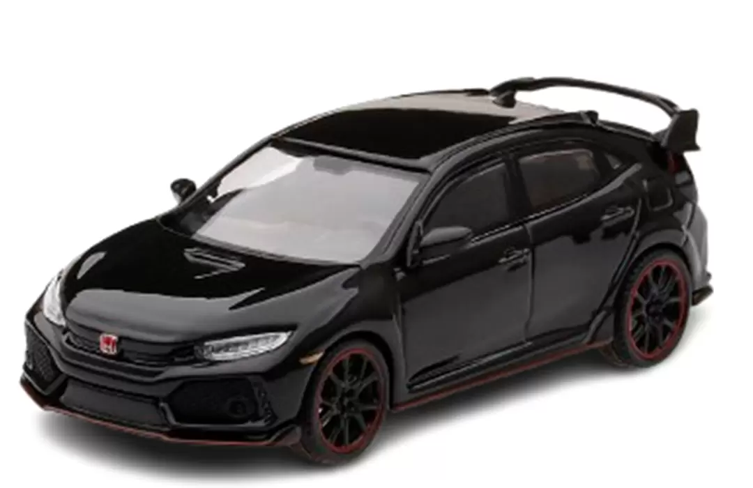 Foto da miniatura Mini GT Honda Civic Type R (FK8) na cor Preto