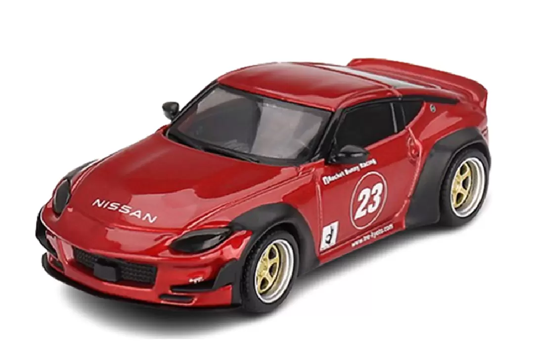 Foto da miniatura Mini GT Nissan Z  Pandem Passion na cor Vermelho