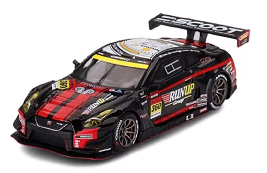Foto da miniatura Mini GT Nissan GT-R NISMO GT3 #360 na cor Preto