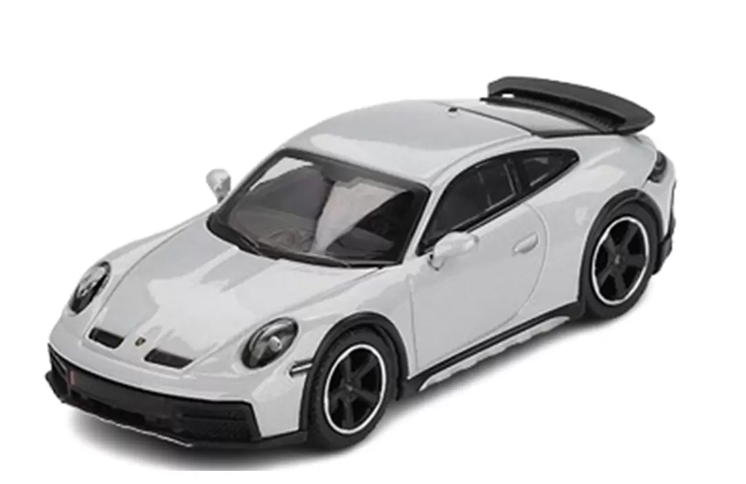 Foto da miniatura Mini GT Porsche 911 Dakar na cor Cinza