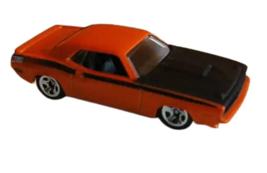 Foto da miniatura Hot Wheels 70 Plymouth AAR Cuda na cor Laranja